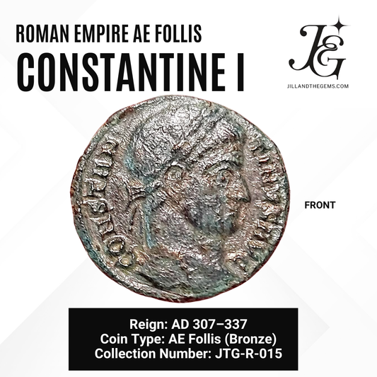 Roman Empire AE Follis of Constantine I (AD 307–337)