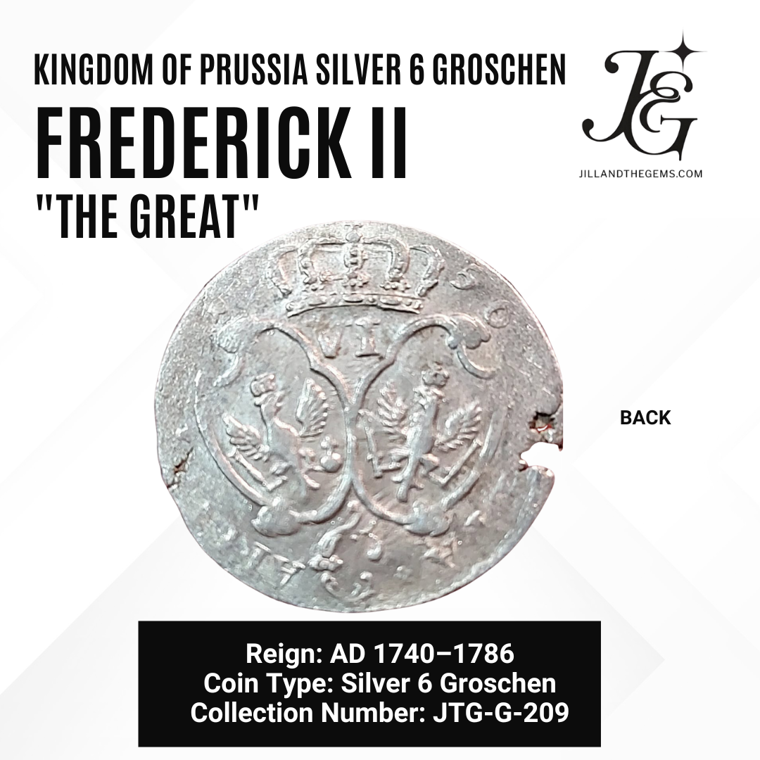 Kingdom of Prussia Silver 6 Groschen of Frederick II "The Great" (1756)
