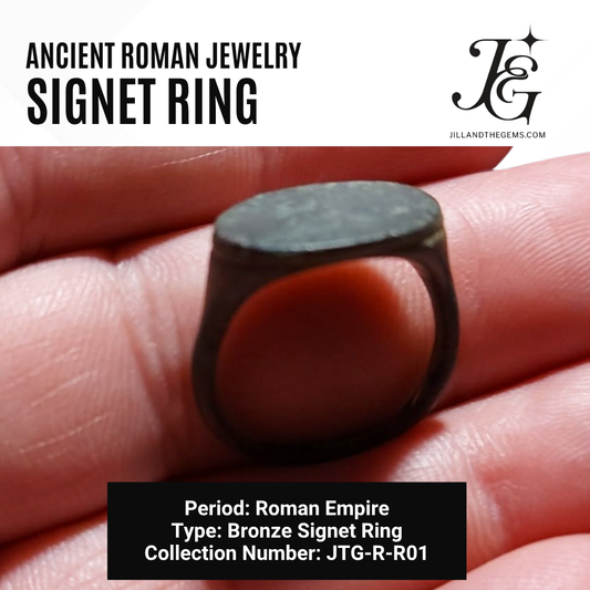 Roman Empire Bronze Signet Ring