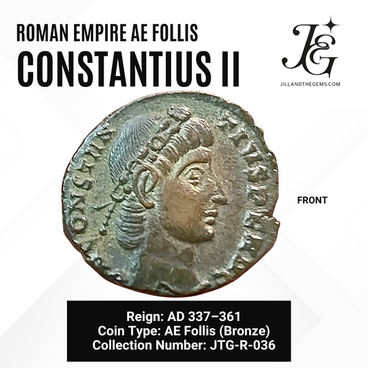 Roman Empire AE Follis of Constantius II (AD 337–361)