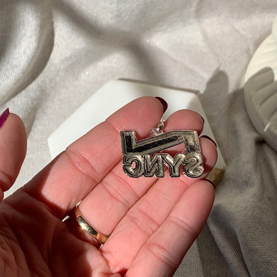 Vintage NSYNC Sterling Silver Pendant | Y2K | 6.28g