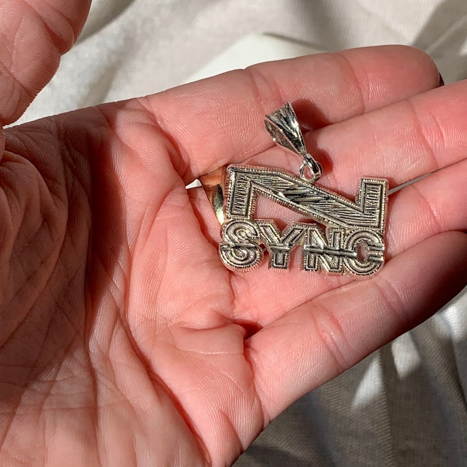 Vintage NSYNC Sterling Silver Pendant | Y2K | 6.28g