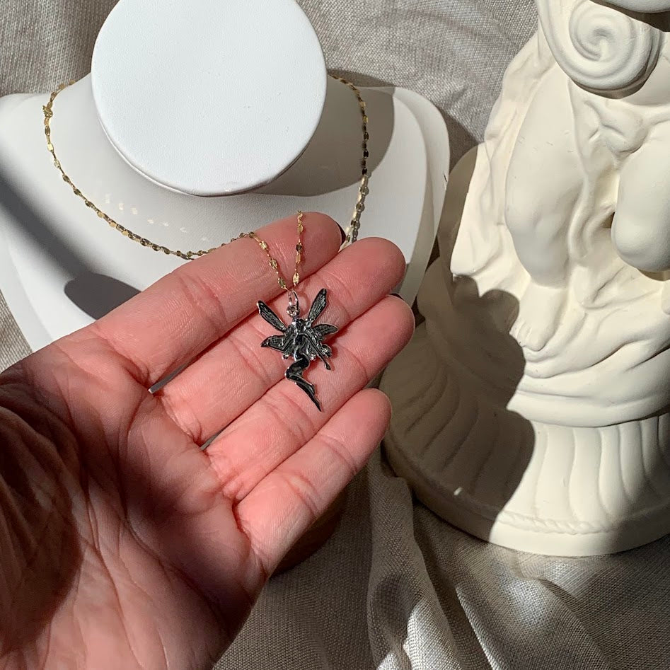 Sterling Silver Fairy Pendant
