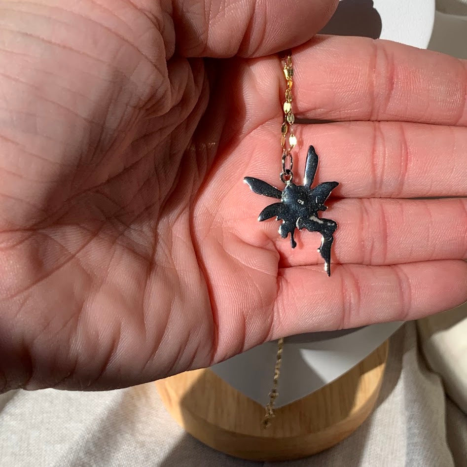 Sterling Silver Fairy Pendant