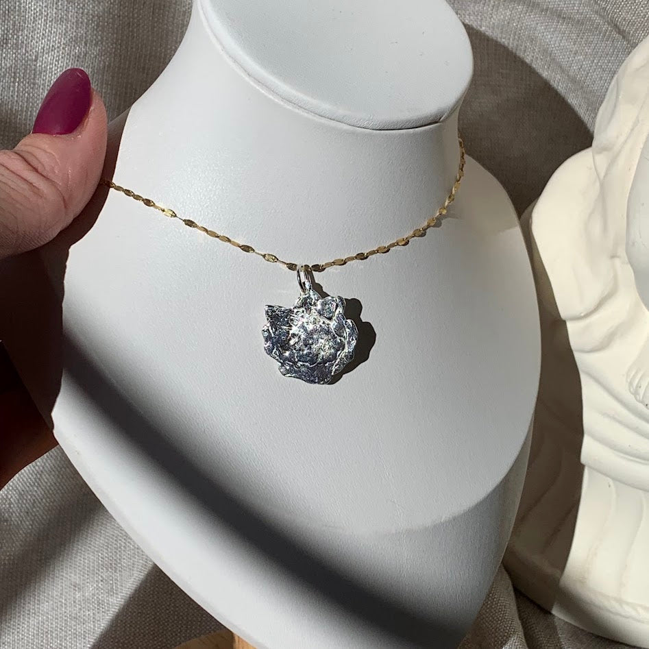 Sterling Silver Opal Doublet Pendant | One of a Kind