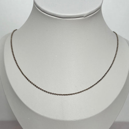 Vintage Authentic Tiffany & Co. 925 Sterling Silver Chain – 18”