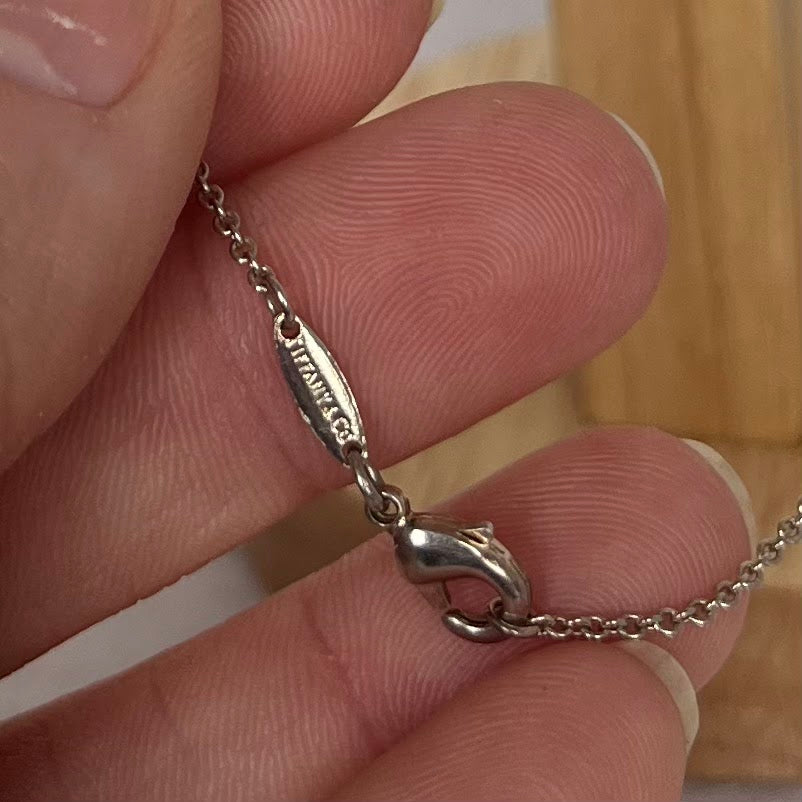 Vintage Authentic Tiffany & Co. 925 Sterling Silver Chain – 18”