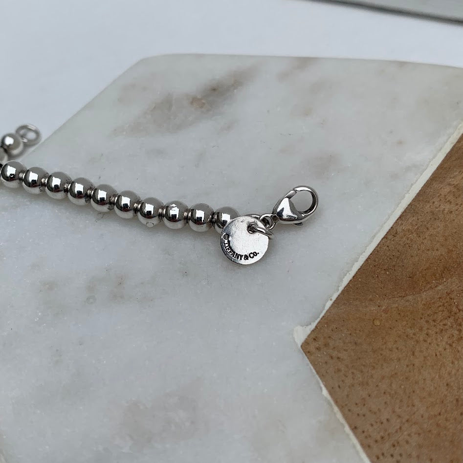 Tiffany & Co. Return to Tiffany Blue Heart Bead Bracelet | 6.5"